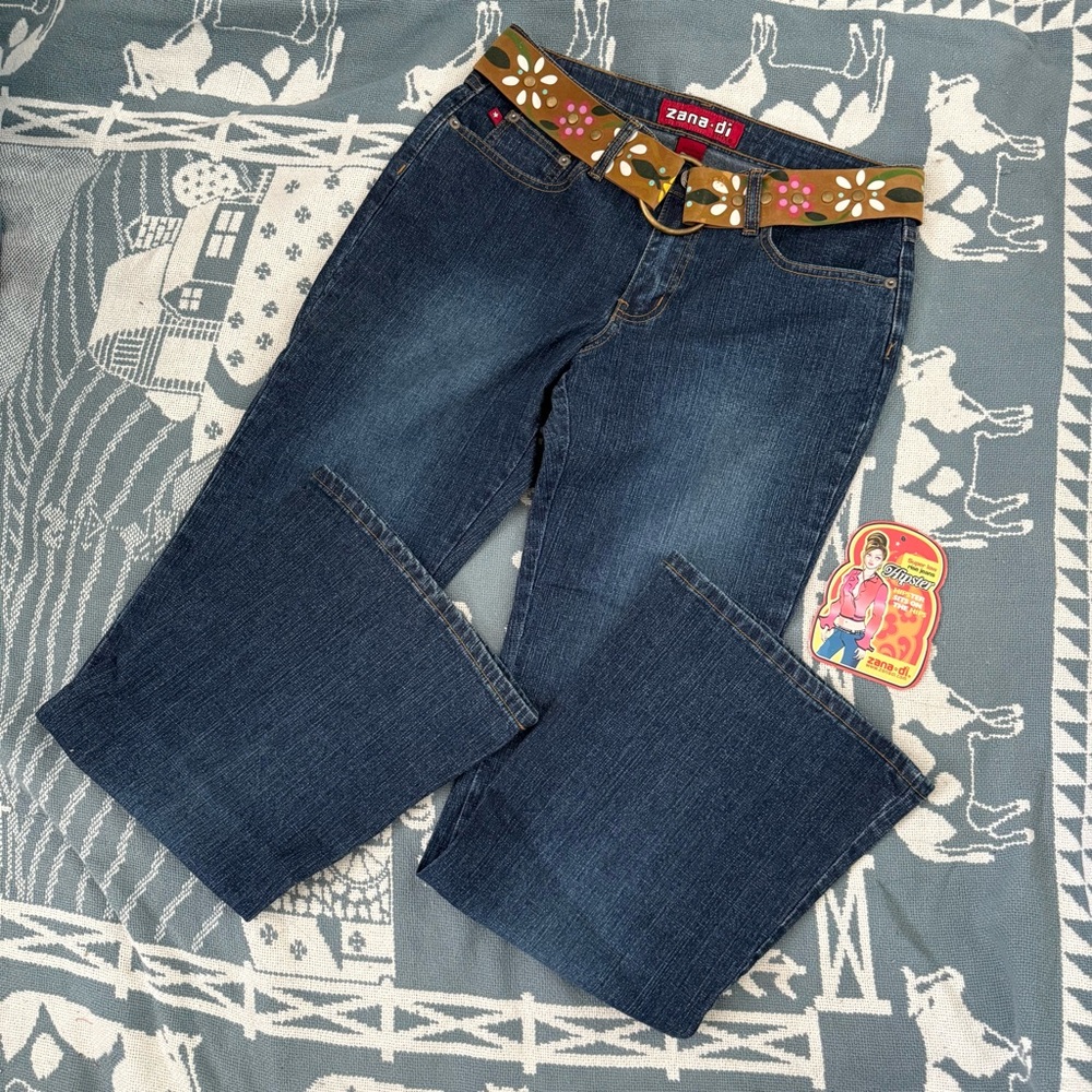 🦄Super Rare FIND! Vintage 90's Y2K Zana Di Super Low Rise Jeans NWOT